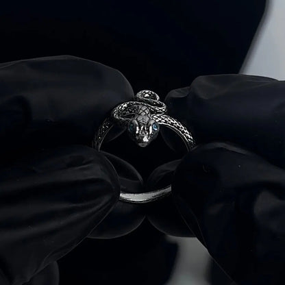 SILVER SERPENT RING