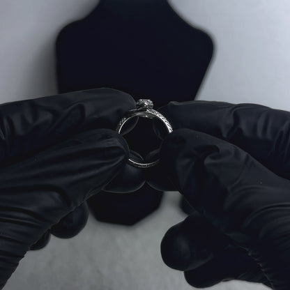 SILVER SERPENT RING